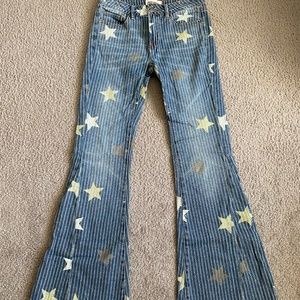 *RARE* Driftwood Stars and Stripes Flare Jean